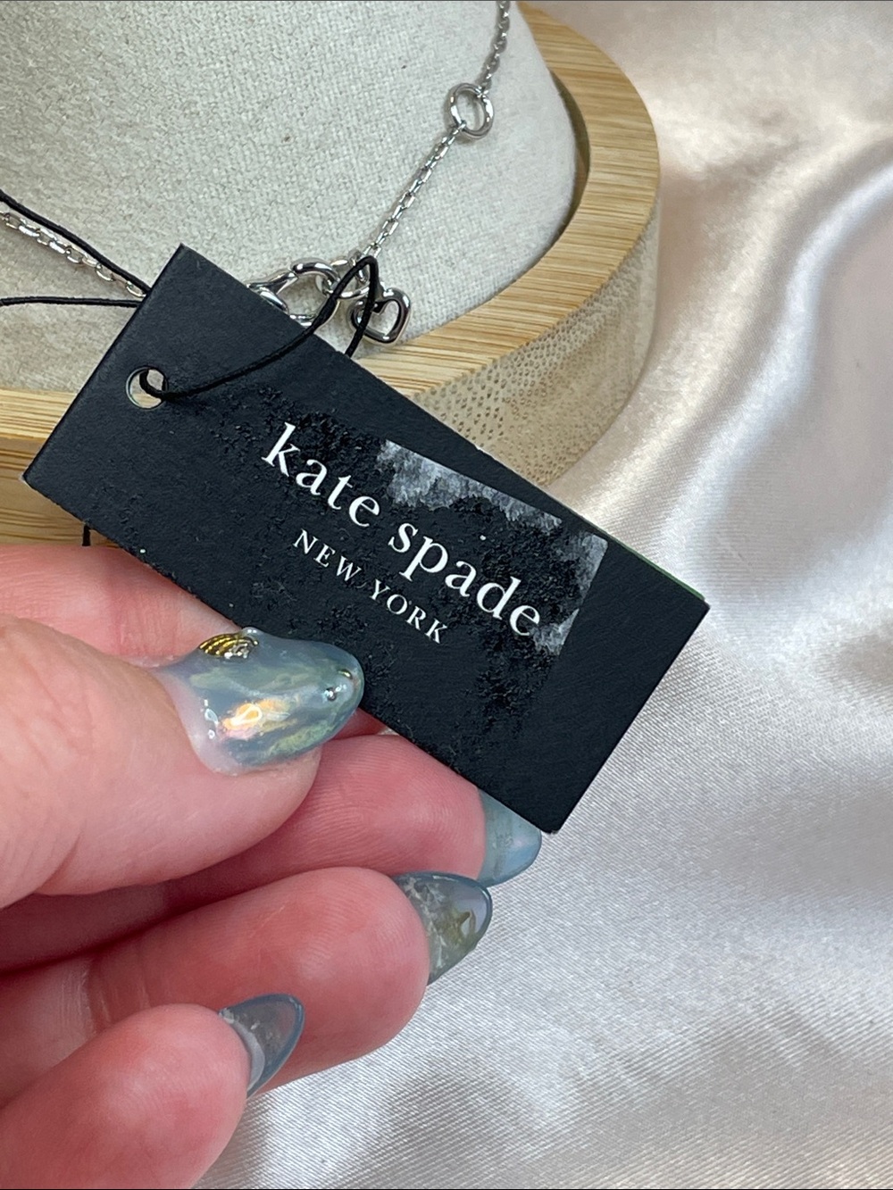 Kate Spade Set In Stone Solitaire Bracelet in SIlver - NWT $58 MSRP - Picture 5 of 8